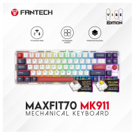 Tastatura Mehanicka Gaming Fantech MK911 RGB Vibe Maxfit 70 London Tour Wireless (Yellow switch)