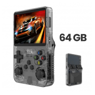 Rucna konzola GAME MASTER R36S 64GB transparent crna