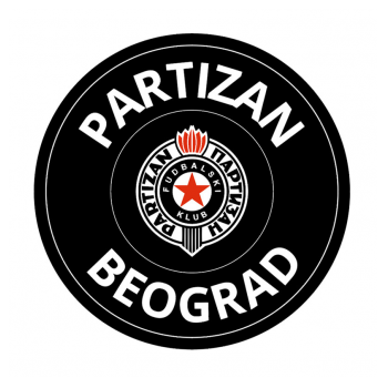 Podna podloga za stolicu sa grbom FK Partizan