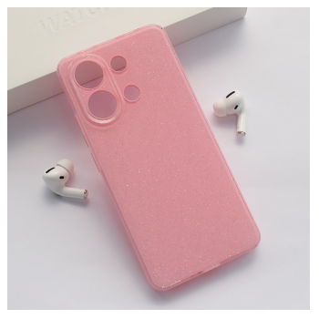 Maska Flash Crystal za Xiaomi Redmi Note 13 4G (EU) roza