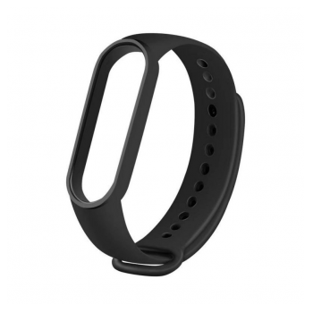 Silikonska narukvica za pametni sat Xiaomi Mi Band M5/ M6 crna