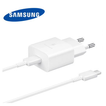 Kucni punjac Samsung 15W Type-C + kabel Type-C (EP-T1510) beli