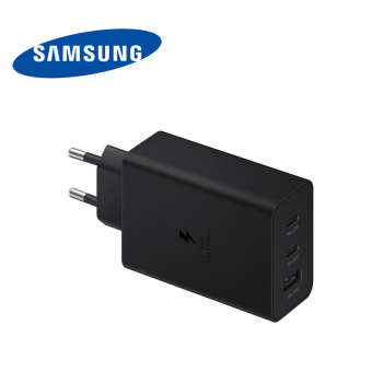 Kucni punjac brzi Samsung 65W 1 x USB A+ 2 x Type-C (T6530) crni