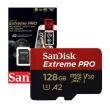 Micro SD SanDisk SDHC Extreme Pro 128GB 4K 170MB/ s Class 10 sa adapterom