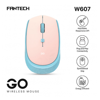 Mis Wireless Gaming Fantech W607 GO roze