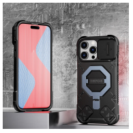 Maska Bibercas Matrix za iPhone 15 Pro Max crna