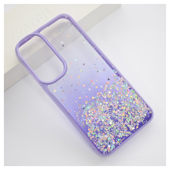 Maska Frame Glitter za Samsung A55 5G/ A556B ljubicasta