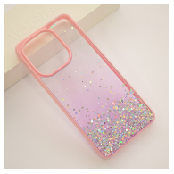 Maska Frame Glitter za Xiaomi Redmi Note 13 4G (EU) roze