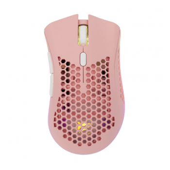 White Shark MIS WGM 5012 LIONEL, Whireless Mouse Pink RGB / 10000 dpi