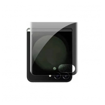 PVC Silicone TPU (clear privacy) za Samsung Galaxy Z Flip 6/ F741B/ Z Flip 7 FE 5G/ F761B Outside
