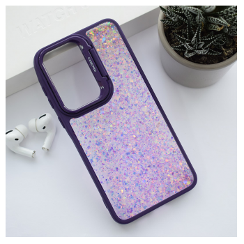 Maska Crystal Dots za Samsung A55 5G/ A556B ljubicasta