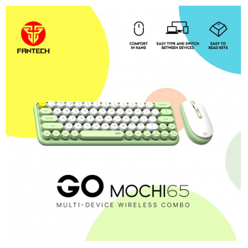Mis tastatura Combo Wireless Fantech WK-896 GO Mochi 65 zeleni