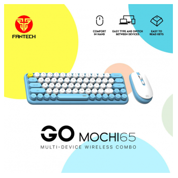 Mis tastatura Combo Wireless Fantech WK-896 GO Mochi 65 plavi