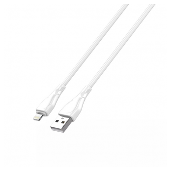 Kabel LDNIO LS611 25W Fast USB na iPhone Lightning beli 1m