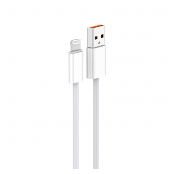 Kabel LDNIO LS891 25W Fast USB na iPhone Lightning beli 1m