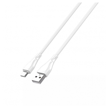 Kabel LDNIO LS612 25W Fast USB na Type C beli 2m