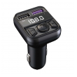 Bluetooth FM LED Transmiter C44 5V/ 3.1A crni