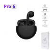 Bluetooth slusalice AirPhones Pro 6 HQ crne