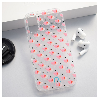 Maska Nanobit Print za iPhone 16 Hearts