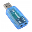 USB 2.0 zvucna karta 5.1 JWD-Sound4 plava