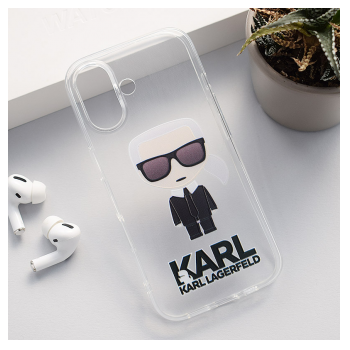 Maska Nanobit Print za iPhone 16 Karl Lagerfeld