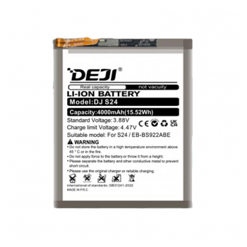 Baterija DEJI za Samsung S24 EB-BS922ABE  (4000 mAh)