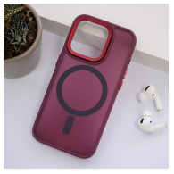 Maska Candy Shield Mag Case za iPhone 16 Pro bordo