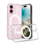 Maska Berlia Clear Mag Case Premium za iPhone 16 transparent