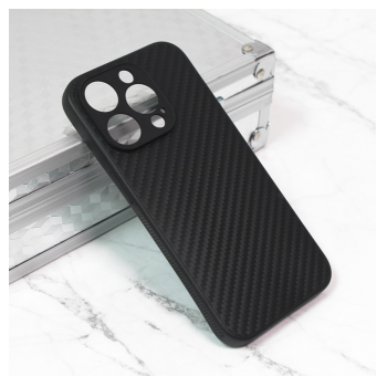 Maska Carbon fiber za iPhone 15 Pro crna