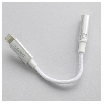 Adapter LDNIO LSY80i 3,5mm za slusalice iPhone Lightning na 3.5mm beli