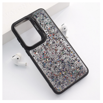 Maska Crystal Dots za Samsung S24 FE/ S721B crna