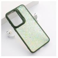 Maska Crystal Dots za Samsung S24 FE/ S721B zelena