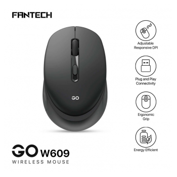Mis Wireless Gaming Fantech W609 GO crni