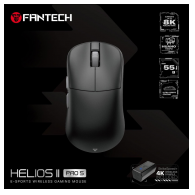 Mis Wireless Gaming Fantech XD3 (V3) PRO 8K Helios II crni sa ACM03 (dongle)