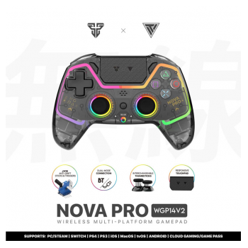 Joypad wireless Fantech WGP14V2 NOVA PRO multiplatform RGB crni