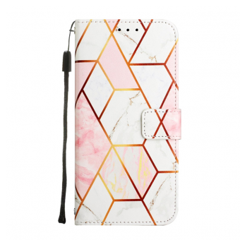 Maska na preklop Marble za Samsung A06/ A065F geometry roze