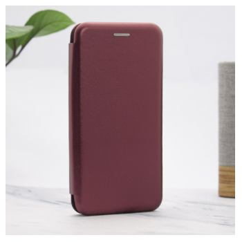 Maska na preklop Coral Book za Xiaomi Redmi 14C violet crvena