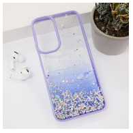 Maska Frame Glitter za Samsung A16 5G/ A166B ljubicasta