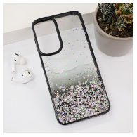 Maska Frame Glitter za Samsung A16 5G/ A166B crna