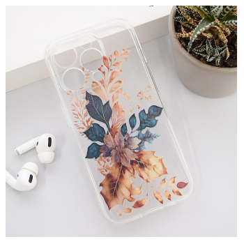 Maska Nanobit Print za iPhone 15 Pro Golden Flower