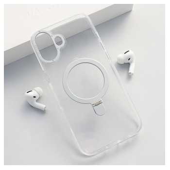 Maska Berlia Clear Bracket Magnetic za iPhone 16 transparent