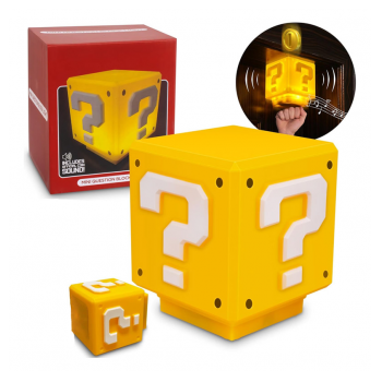 Lampa Super Mario Question Block