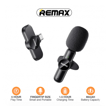 Mikrofon REMAX Ryusic K09 Type-C crni