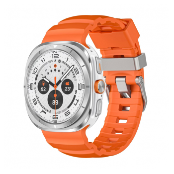 Silikonska narukvica za pametni sat Samsung Galaxy watch Ultra 47 mm narandzasta