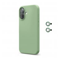 Maska Magnetic Lens za iPhone 16 svetlo zelena