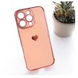 Maska Heart Frame za iPhone 15 Pro Max roze