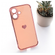 Maska Heart Frame za iPhone 16 roze