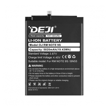 Baterija DEJI za Xiaomi Redmi Note 9S/ BN55
