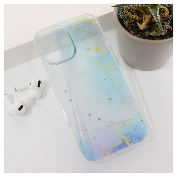 Maska Fluid Color za iPhone 16 svetlo plava