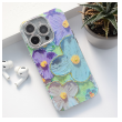 Maska Painting Flower za iPhone 16 Pro plava
